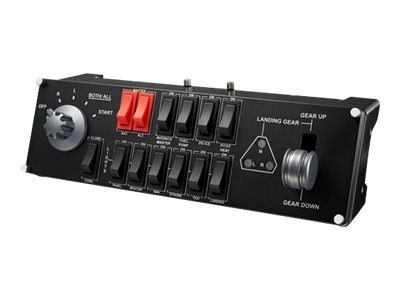 Logitech Flight Switch Panel - Panel symulatora lotu - przewodowa - dla PC