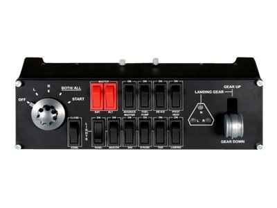 Logitech Flight Switch Panel - Panel symulatora lotu - przewodowa - dla PC