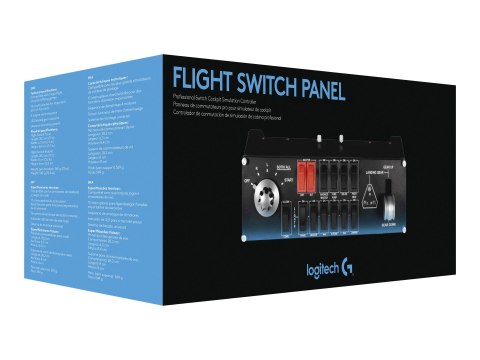 Logitech Flight Switch Panel - Panel symulatora lotu - przewodowa - dla PC