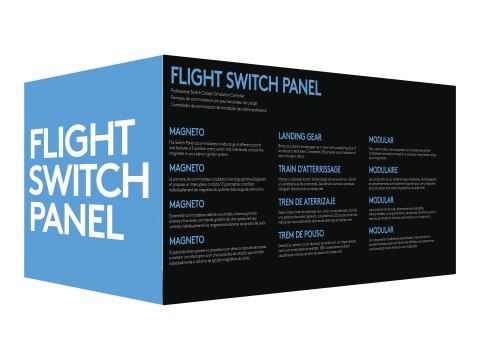 Logitech Flight Switch Panel - Panel symulatora lotu - przewodowa - dla PC