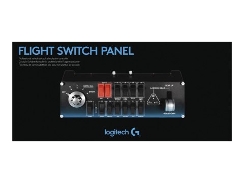 Logitech Flight Switch Panel - Panel symulatora lotu - przewodowa - dla PC