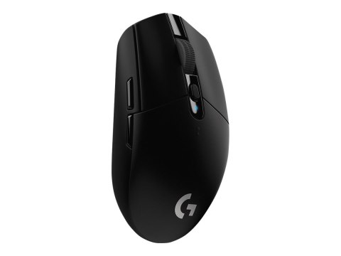 Logitech G G305 - Mysz - optyczna - 6 przyciski - bezprzewodowa - 2.4 GHz - odbiornik bezprzewodowy USB - czarny