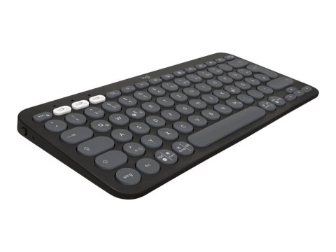 Logitech Pebble 2 Combo - Zestaw klawiatura i mysz - bezprzewodowa - Bluetooth LE - QWERTY - Międzynarodowy USA - tonalna róża