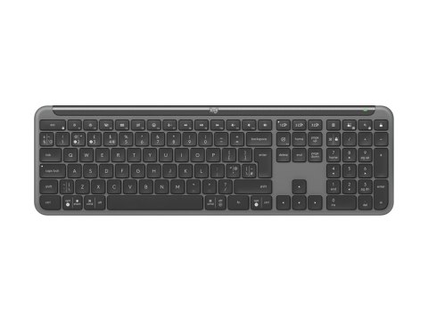 Logitech Signature Slim K950 - Klawiatura - 100% - full size - bezprzewodowa - Bluetooth 5.1 LE - QWERTY - Międzynarodowy USA - 