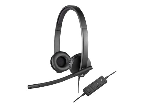 Logitech USB Headset H570e - Słuchawka - nauszne - przewodowa