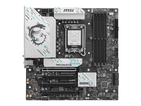 MSI B860M GAMING PLUS WIFI - Płyta główna - micro AT - Gniazdo LGA1851 - B860 Chipset - USB-C 3.2 Gen2, USB-C 3.2 Gen 1, USB 3.2