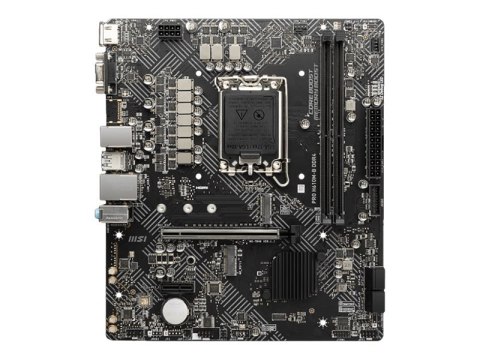 MSI PRO H610M-G DDR4 - Płyta główna - ATX micro - Gniazdo LGA1700 - H610 Chipset - USB 3.2 Gen 1 - Gigabit LAN - wbudowana karta