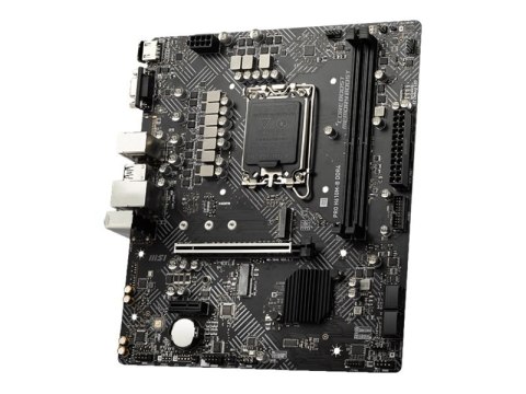 MSI PRO H610M-G DDR4 - Płyta główna - ATX micro - Gniazdo LGA1700 - H610 Chipset - USB 3.2 Gen 1 - Gigabit LAN - wbudowana karta
