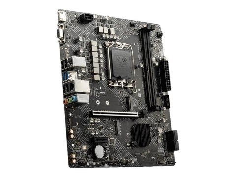 MSI PRO H610M-G DDR4 - Płyta główna - ATX micro - Gniazdo LGA1700 - H610 Chipset - USB 3.2 Gen 1 - Gigabit LAN - wbudowana karta