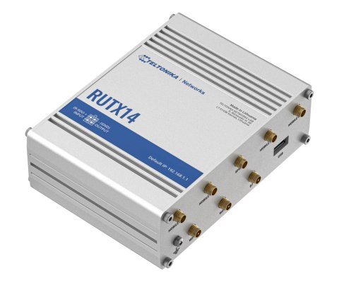 PUNKT DOSTĘPOWY 4G LTE + ROUTER RUTX14 Dual SIM Bluetooth BLE, Wi-Fi 5, 2.4 GHz, 5 GHz 867 Mb/s Teltonika