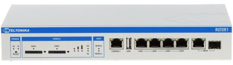 PUNKT DOSTĘPOWY 4G LTE + ROUTER RUTXR1 Dual SIM SFP Wi-Fi 5, 2.4 GHz, 5 GHz, 867 Mb/s Teltonika