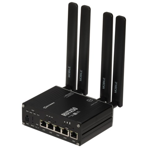PUNKT DOSTĘPOWY 5G + ROUTER RUTX50 Dual SIM Wi-Fi 5, 2.4 GHz, 5 GHz, 867 Mb/s Teltonika