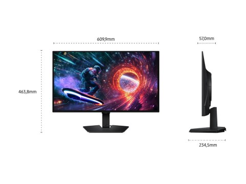 Samsung Odyssey OLED G5 S27FG502SU - G50SF Series - monitor OLED - gaming - 27" - 2560 x 1440 QHD @ 180 Hz - 200 cd/m² - 1000000