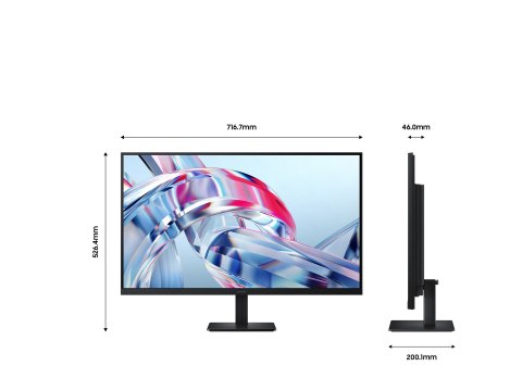Samsung ViewFinity S7 S32H700EAU - S70H Series - monitor LED - 32" - 3840 x 2160 4K UHD (2160p) @ 60 Hz - VA - 300 cd/m² - 3000: