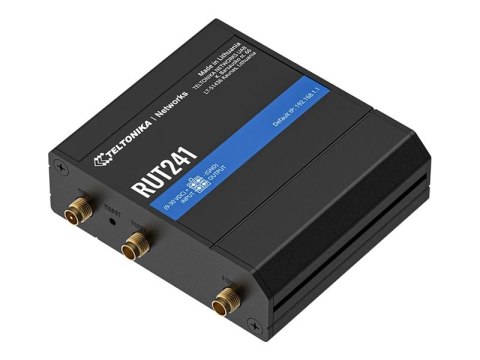 Teltonika RUT241 - Router bezprzewodowy - WWAN 2,4 GHz - 2G, 3G, 4G - montowany na szynie DIN