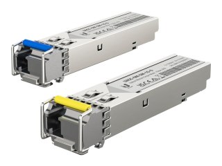 Ubiquiti - Moduł nadajnik/odbiornik SFP (mnini GBIC) - 1GbE - 1000Base-BiDi - LC pojedynczy-tryb - do 3 km - 1310 nm / 1550 nm (