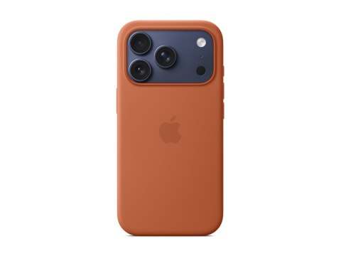 Apple - Pokrywa ochronna dla telefonu komórkowego - zgodność MagSafe - silikon - terakota - dla iPhone 17 Pro