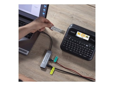 Brother P-Touch PT-D610BTVP - Drukarka do etykiet - czarno-biały - termotransferowa - szer. 24 mm - 180 dpi - do 30 mm/sek - USB