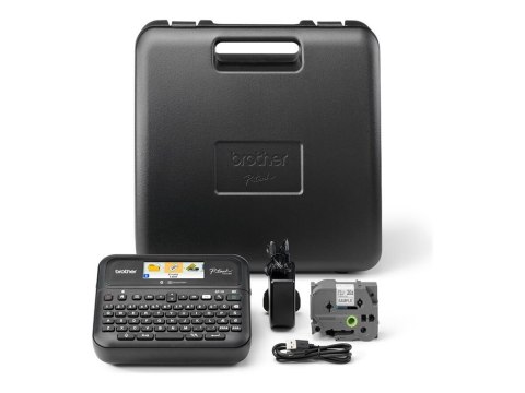 Brother P-Touch PT-D610BTVP - Drukarka do etykiet - czarno-biały - termotransferowa - szer. 24 mm - 180 dpi - do 30 mm/sek - USB