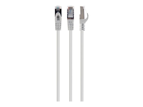 Cablexpert - Kabel krosowy - RJ-45 (M) do RJ-45 (M) - 50 cm - SFTP - CAT 6a - bezhalogenowe, odlewany, bez wystających elementów