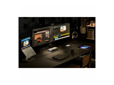 Kensington SD5000T5 EQ - Stacja dokująca - Thunderbolt 5 - 3 x Thunderbolt 5 - 1GbE, 2.5GbE