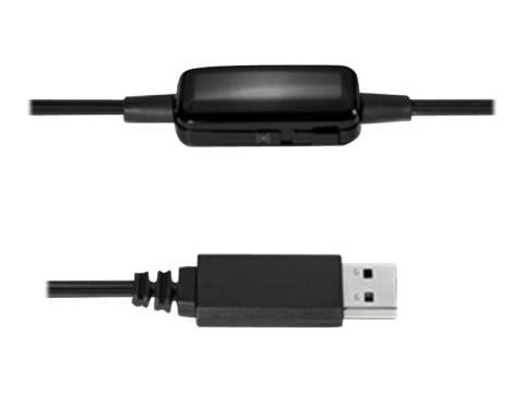 Kensington USB Hi-Fi Headphones - Słuchawki z mikrofonem - nauszne - przewodowa - USB