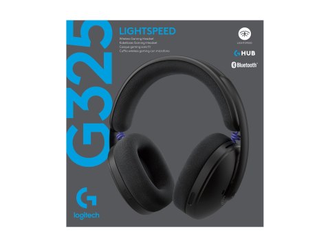 Logitech G G325 - Słuchawka - pełna wielkość - mocowanie nad uszami - Bluetooth / LIGHTSPEED - bezprzewodowa - USB-C za pośr. ad
