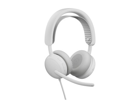 Logitech Zone Wired 2 - Słuchawka - nauszne - przewodowa - redukcja hałasu - nietypowa biel