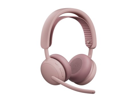 Logitech Zone Wireless 2 ES - Słuchawka - nauszne - Bluetooth - bezprzewodowa, przewodowa - redukcja hałasu - USB-C - różowy