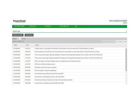 PowerChute Network Shutdown for Virtualization and HCI - Licencja na subskrypcję (6 lat) - dla P/N: SRYL20K20XLT24, SRYL5K15XLT1