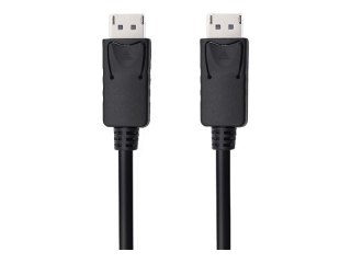Qoltec - Kabel portu wyświetlacza - DisplayPort 20-pin (M) do DisplayPort 20-pin (M) - DisplayPort 1.2 - 3 m - obsługa 1080p, ob