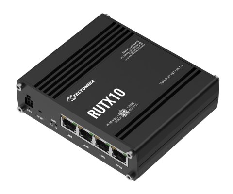 ROUTER RUTX10 Bluetooth BLE, Wi-Fi 5, 2.4 GHz, 5 GHz 867 Mb/s Teltonika