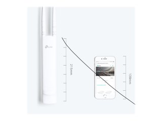 TP-Link Omada EAP110-Outdoor - Punkt dostępu bezprzewodowego - 100Mb LAN - Wi-Fi - 2.4 GHz - do montażu na ścianie