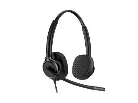 HP Poly Mission 425 - Mission 400 Series - słuchawka - nauszne - przewodowa - USB-C, USB-A - czarny - Certyfikat Microsoft Teams