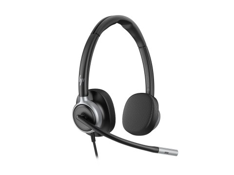 HP Poly Mission 625 - Mission 600 Series - słuchawka - nauszne - przewodowa - USB-C, USB-A - czarny - Certyfikat Microsoft Teams