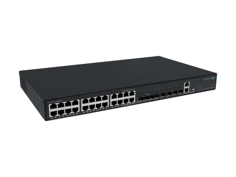 HPE Networking Comware 5150L 24p 10M/100M/1G PoE+ 4p SFP 1G Combo 4p SFP+ 1G/10G 405W - Przełącznik - L3 - Tak - 24 x 10/100/100
