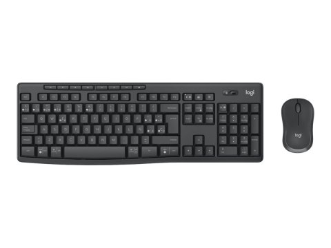Logitech MK370 Combo for Business - Zestaw klawiatura i mysz - bezprzewodowa - Bluetooth LE - QWERTY - Międzynarodowy USA - graf