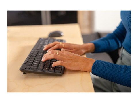 Logitech MK370 Combo for Business - Zestaw klawiatura i mysz - bezprzewodowa - Bluetooth LE - QWERTY - Międzynarodowy USA - graf