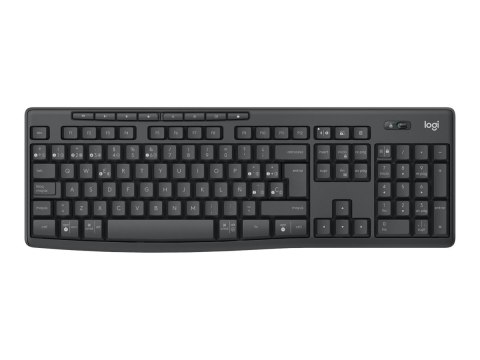 Logitech MK370 Combo for Business - Zestaw klawiatura i mysz - bezprzewodowa - Bluetooth LE - QWERTY - Międzynarodowy USA - graf