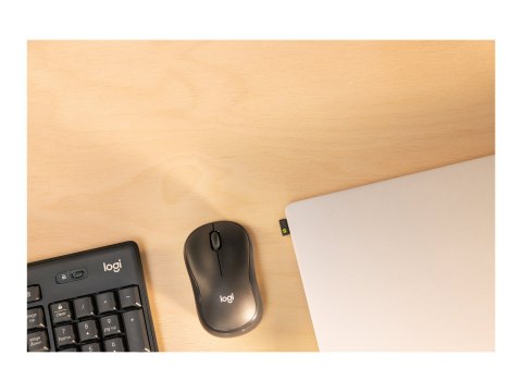 Logitech MK370 Combo for Business - Zestaw klawiatura i mysz - bezprzewodowa - Bluetooth LE - QWERTY - Międzynarodowy USA - graf