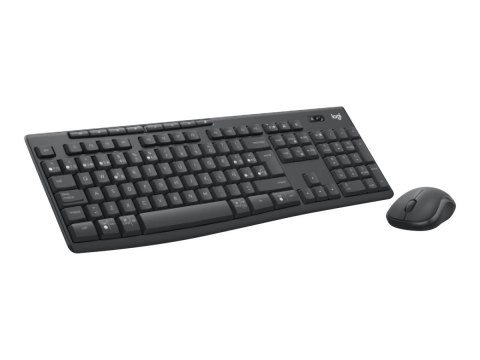 Logitech MK370 Combo for Business - Zestaw klawiatura i mysz - bezprzewodowa - Bluetooth LE - QWERTY - Międzynarodowy USA - graf