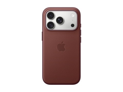 Apple - Pokrywa ochronna dla telefonu komórkowego - zgodność MagSafe - TechWoven - czerwone wino - dla iPhone 18 Pro