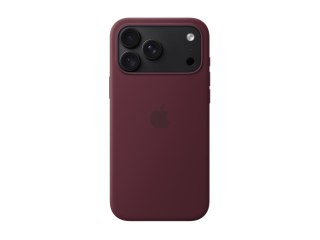 Apple - Pokrywa ochronna dla telefonu komórkowego - zgodność MagSafe - silikon - czerwone wino - dla iPhone 18 Pro Max