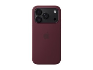 Apple - Pokrywa ochronna dla telefonu komórkowego - zgodność MagSafe - silikon - czerwone wino - dla iPhone 18 Pro
