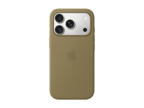 Apple - Pokrywa ochronna dla telefonu komórkowego - zgodność MagSafe - silikon - oliwkowy - dla iPhone 18 Pro