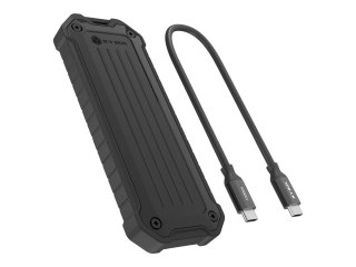 ICY BOX - Obudowa pamięci - M.2 - NVMe PCIe - USB 3.2 (Gen 2) - czarny